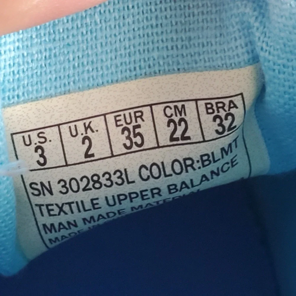 Skechers Marley Girls Shoes Sz 3 Blue Dreaming Rainbows Canvas Slip On Sneakers